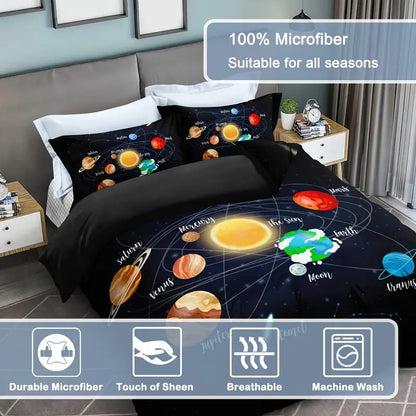 Galactic Dreams 3-Piece Duvet Set