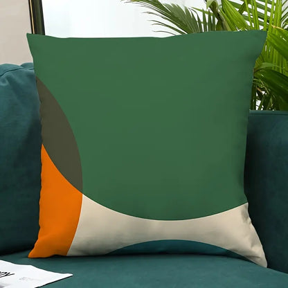 Morandi Abstract Geometric Pillow Cover 18x18
