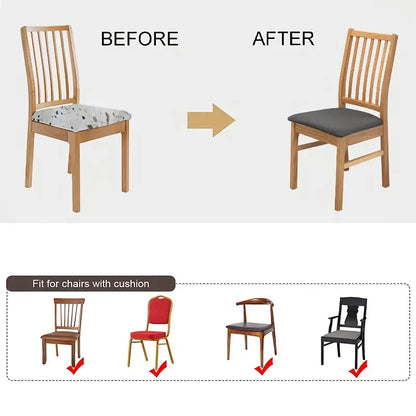 Elegant Velvet Chair Cover with Ties