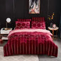 Elegant Geometric Microfiber Bed Set