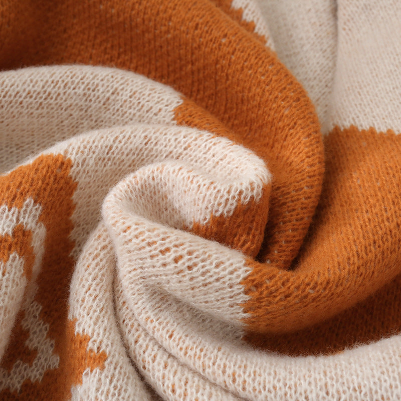 Nordic Elegance Cozy Throw Blanket